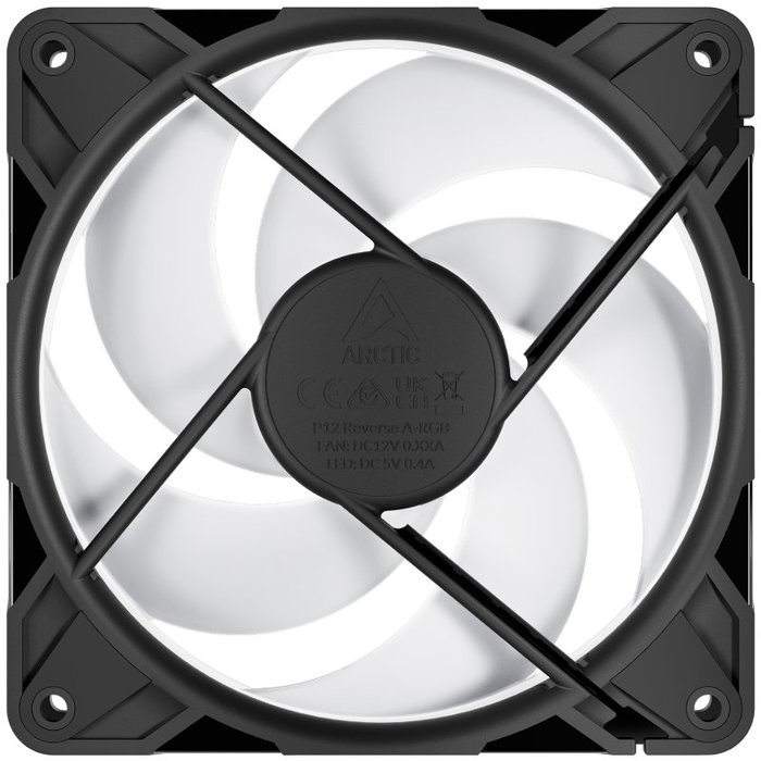 ARCTIC P12 Pro Reverse A-RGB Negro